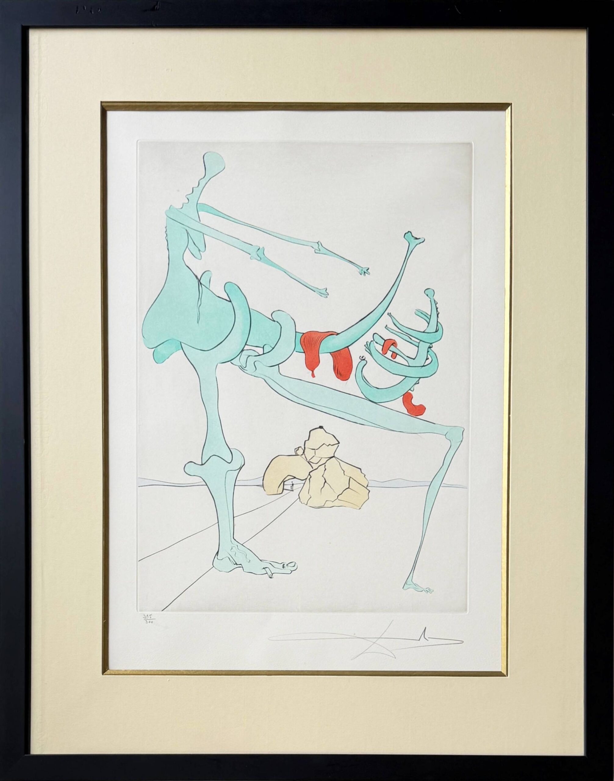 Quevedos Visioner, Planche IV by Salvador Dalí