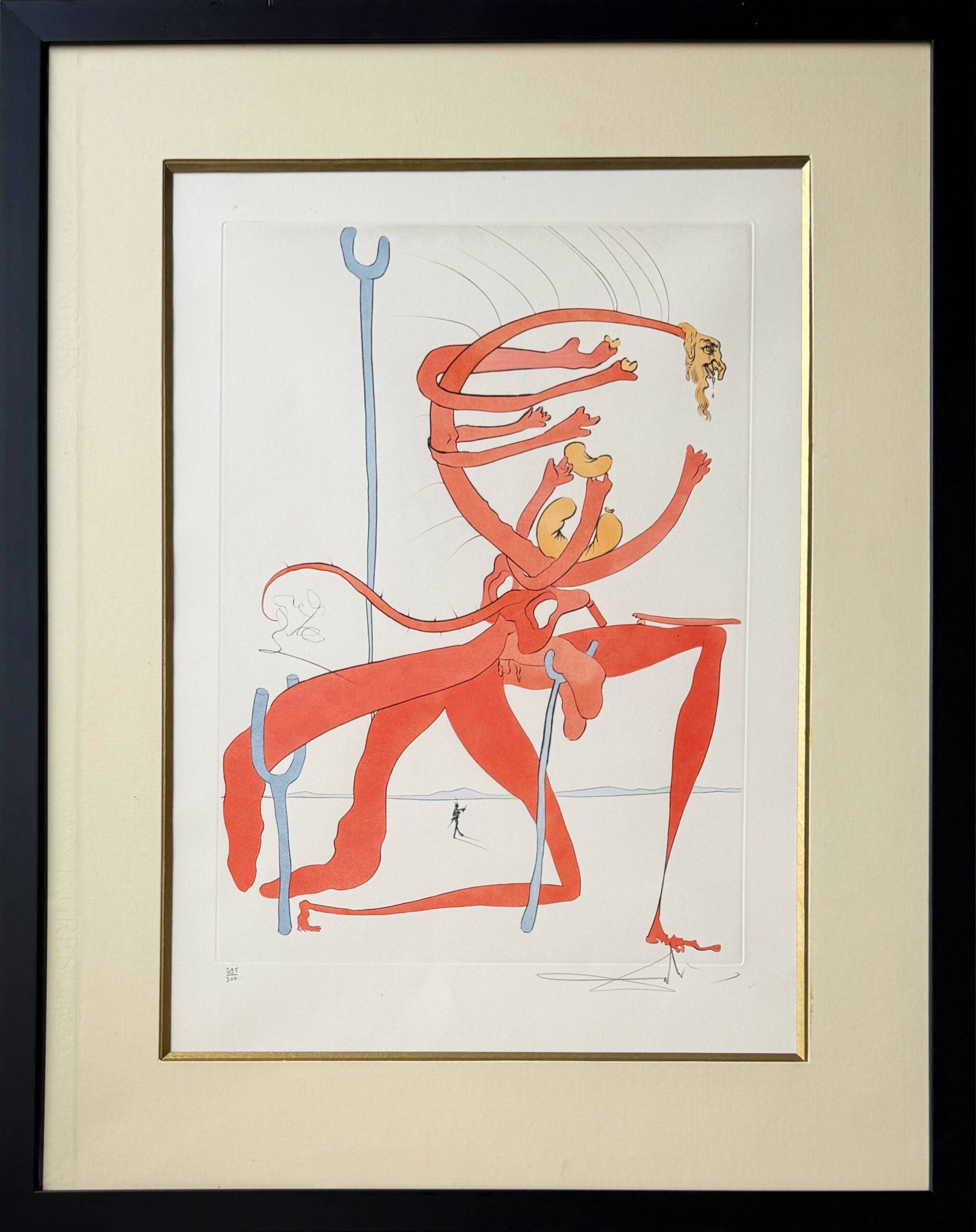 Quevedos Visioner, Planche VI by Salvador Dalí