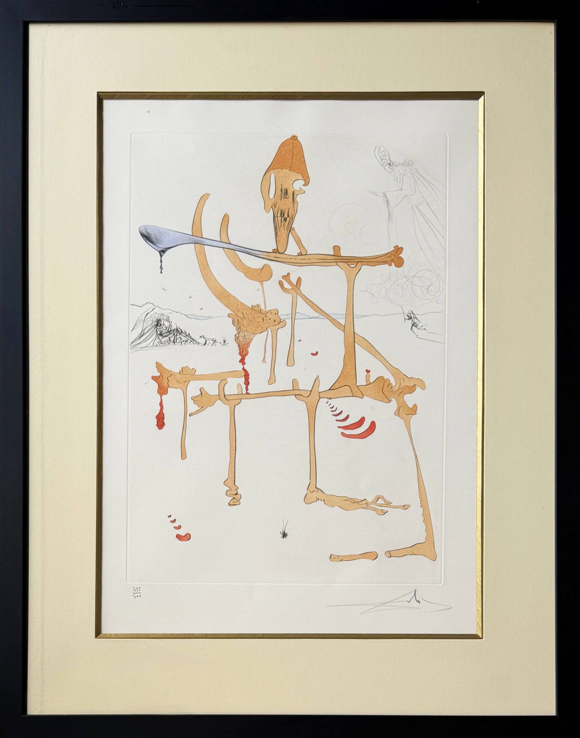Quevedos Visioner, Planche II by Salvador Dalí