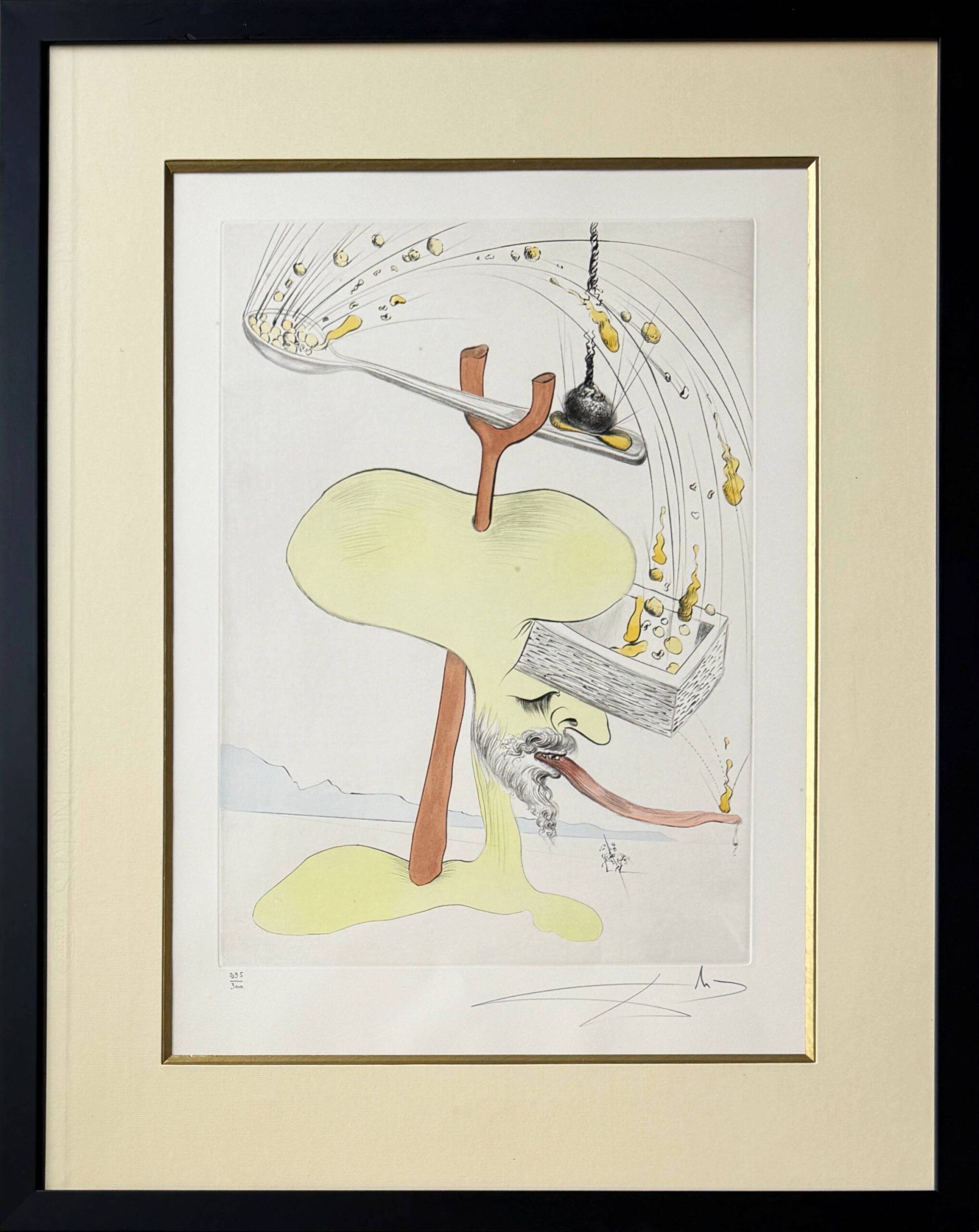 Quevedos Visioner, Planche I by Salvador Dalí
