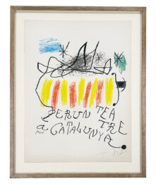 Per un teatre a Catalunya, 1973 by Joan Miro at Hommage Art