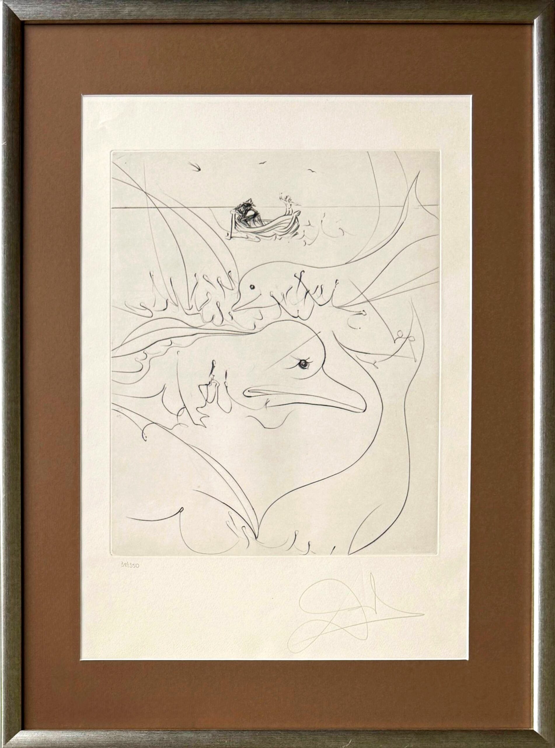 Dolphins by Salvador Dalí