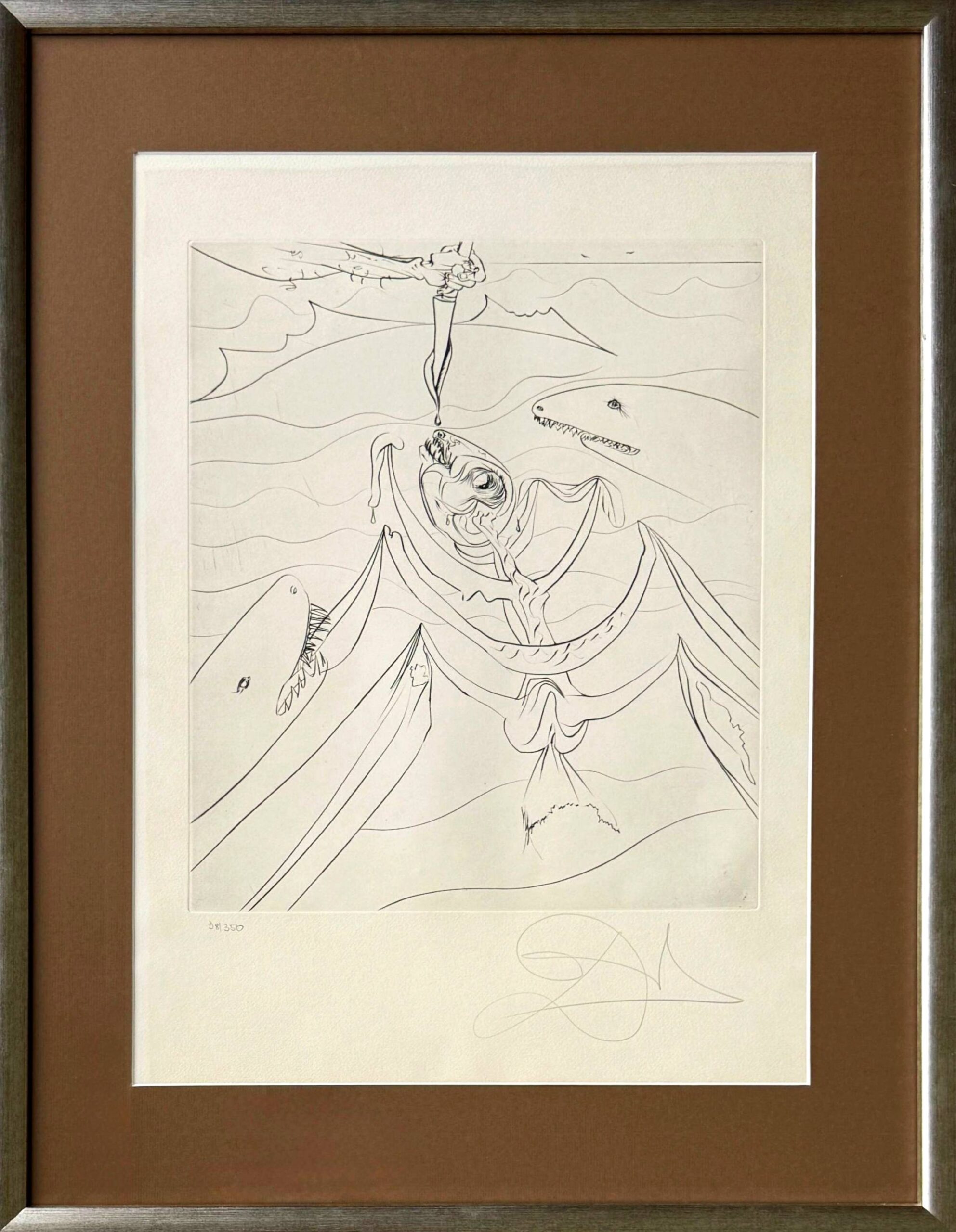 The Struggle by Salvador Dalí