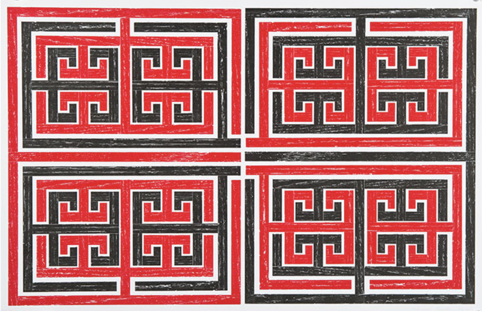 Two Sequences, Two Versions by James Siena