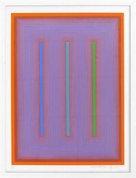 Private: Sequential IX, Hand Signed Screen Print, Edition 189/200, Framed by Richard Anuszkiewicz at GallArt.com