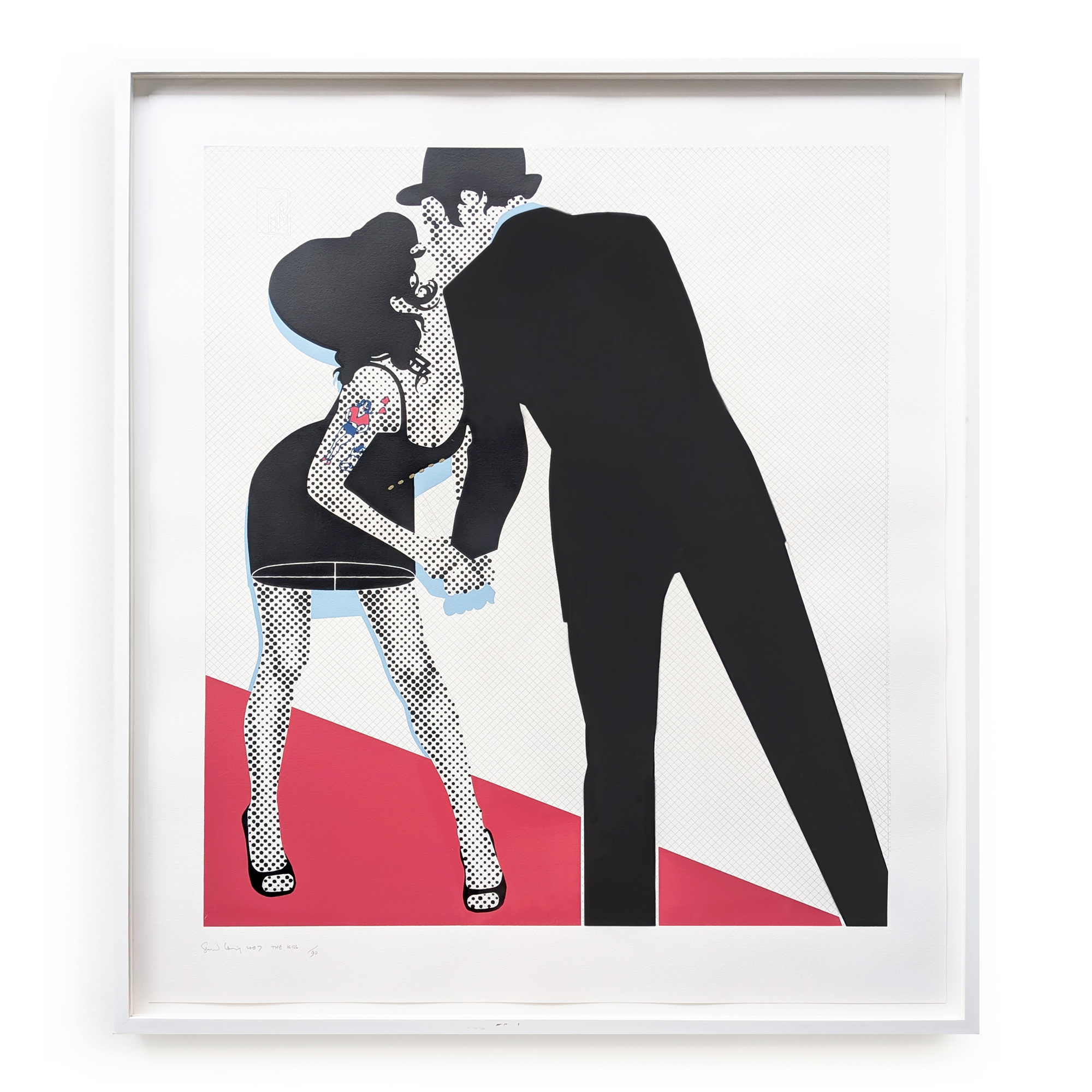 The Kiss (Amy Winehouse) by Gerald Laing