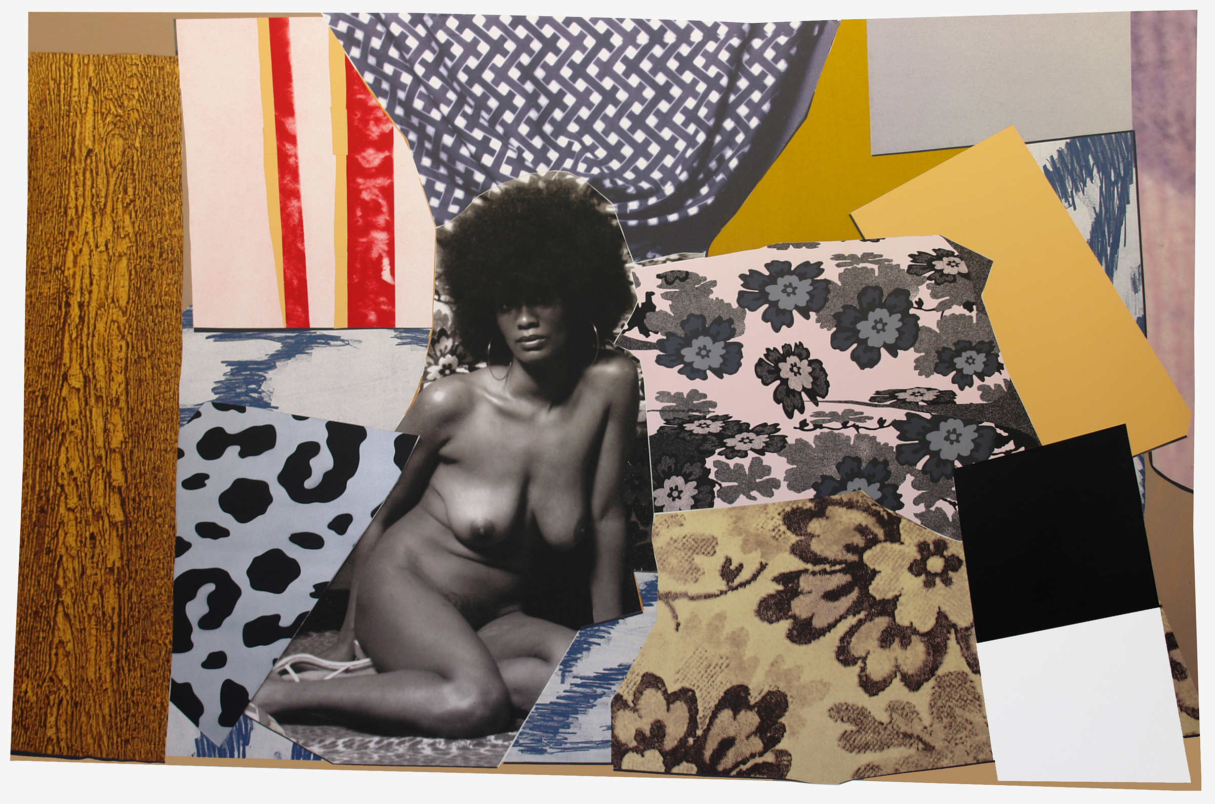 Left Behind 2 Again by Mickalene Thomas