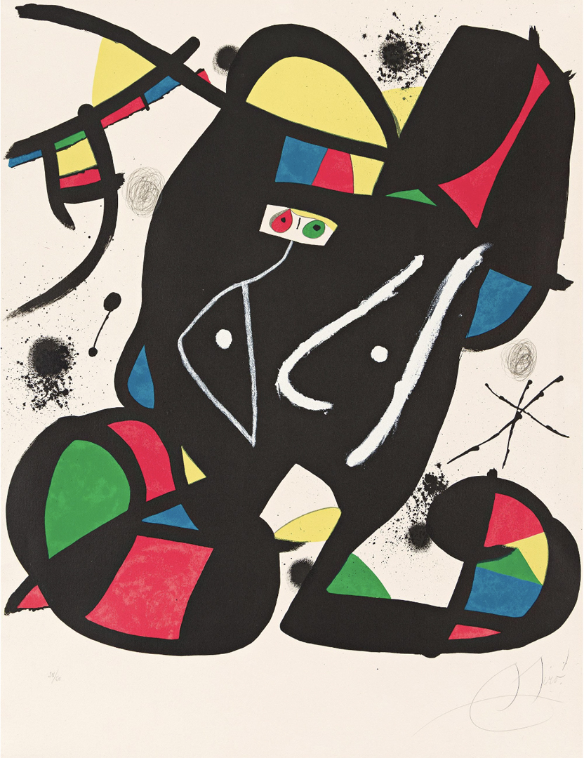 To Hit Without Hurting III by Joan Miro