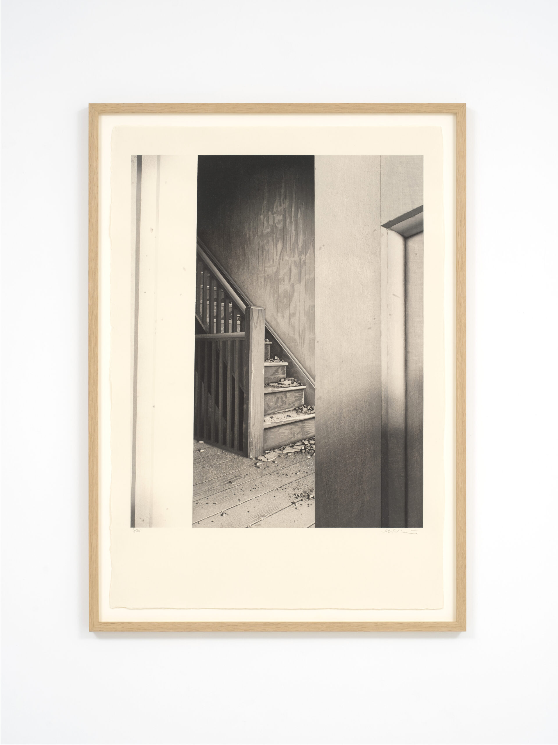 Incendiary Test Area (Interior View at South Stairwell) by Gardar Eide Einarsson