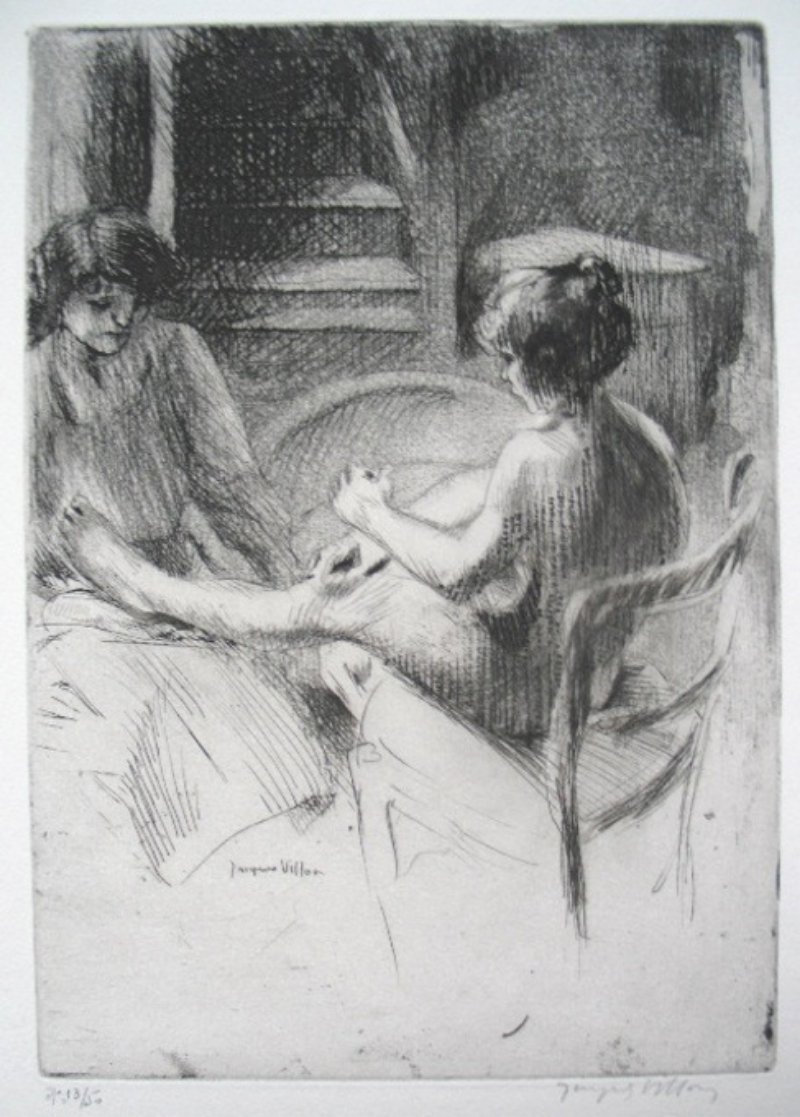 La Pédicure by Jacques Villon