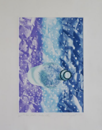 Paper Head on a Nuclear Pillow by James Rosenquist at Gemini G.E.L. at Joni Moisant Weyl