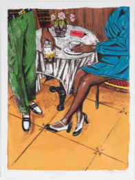 Between sips and smoke I by Stephen Langa at David Krut Projects