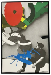Kaws from Visionaire 64 Art Portfolio (Blue) by John Baldessari at Puccio Fine Art