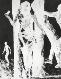 White Lights I by Marc Desgrandchamps at Atelier Michael Woolworth