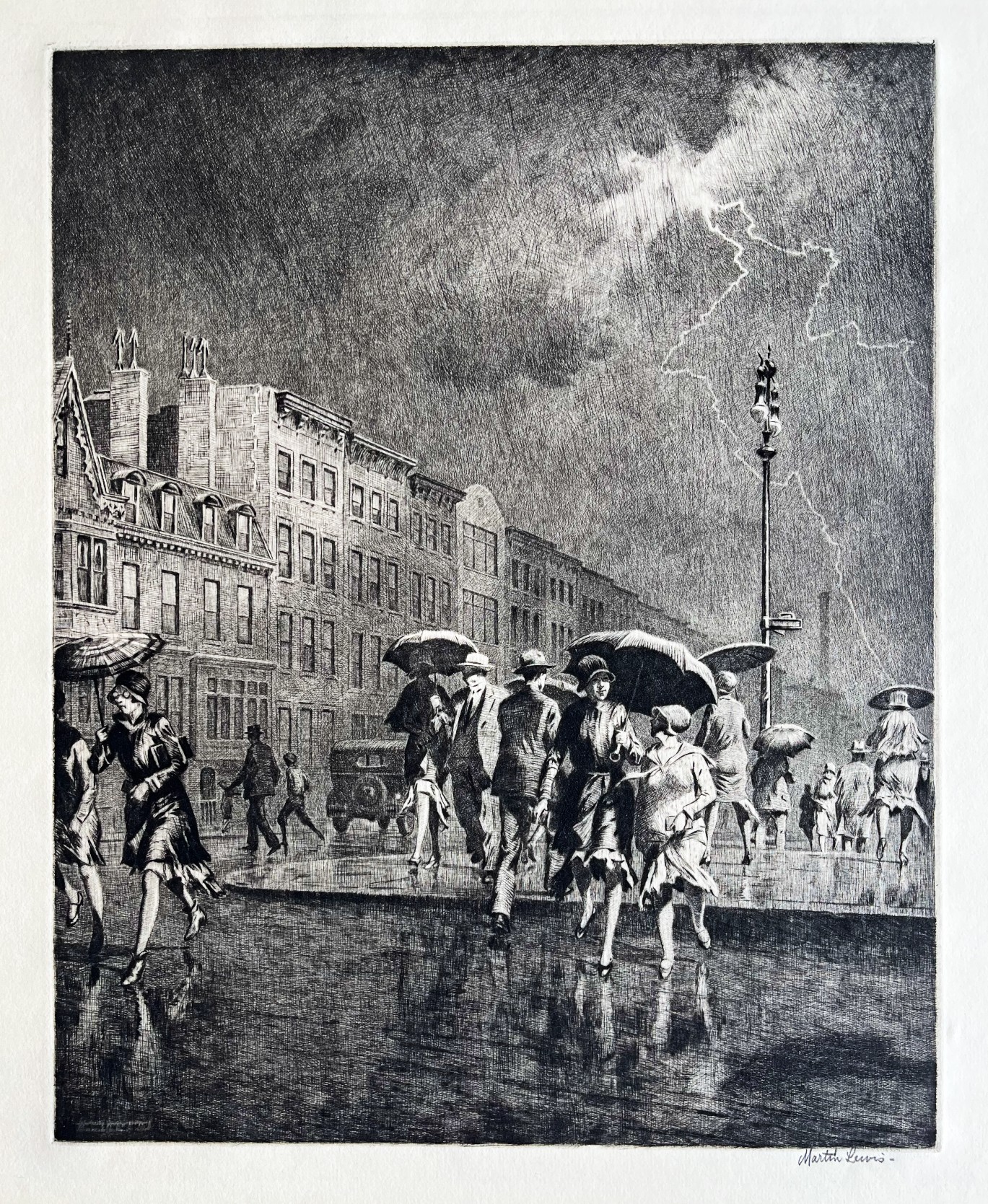 Break in the Thunderstorm by Martin Lewis