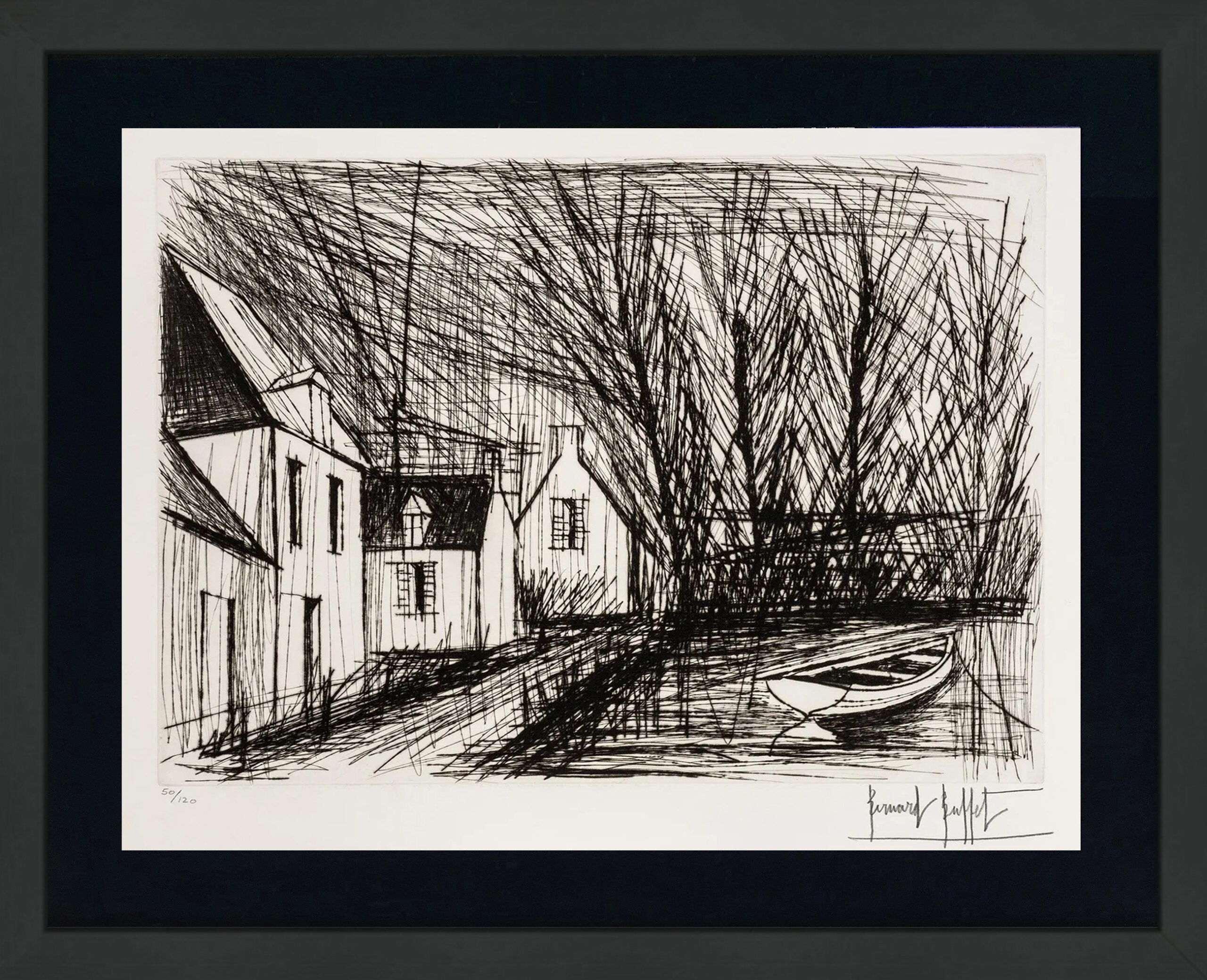 Maisons Bretonnes (Breton Houses) by Bernard Buffet