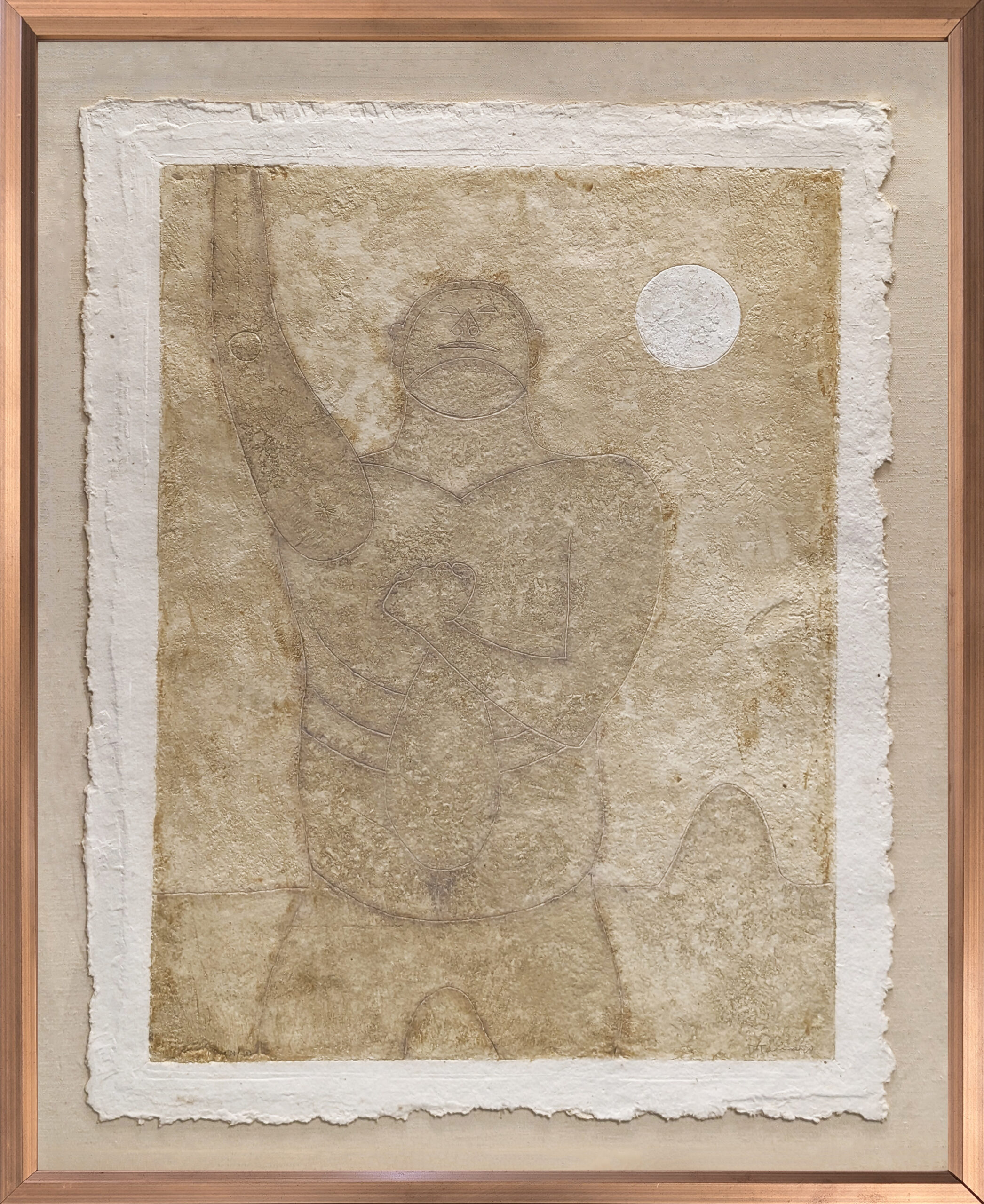 Hombre Con Coraje by Rufino Tamayo