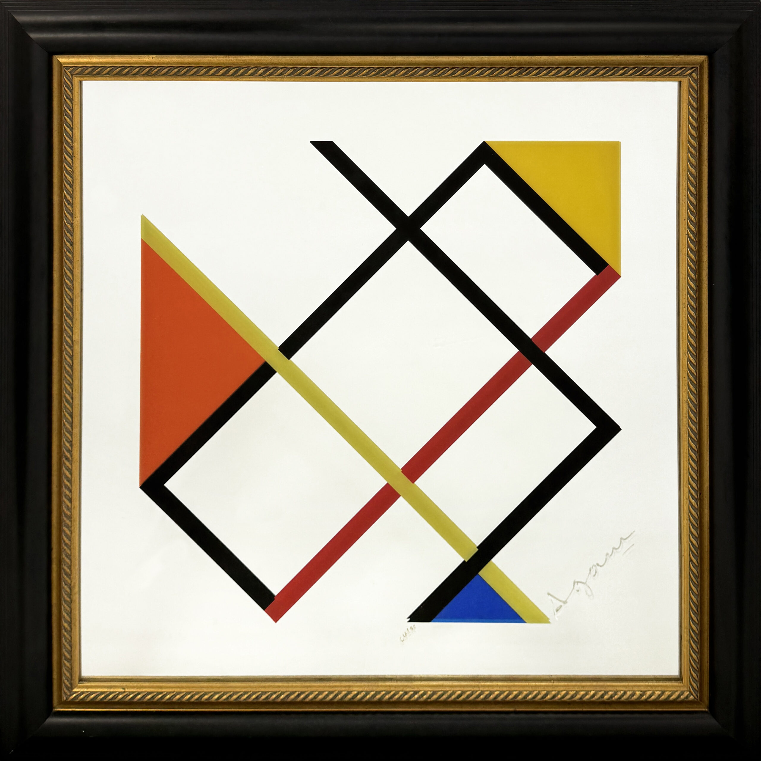 Homage to Mondrian by Yaacov Agam