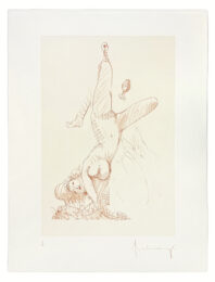Claes Oldenburg, Woman Hanging in the Imitation of a Soft Fan (Edition B) by Claes Oldenburg at GallArt.com