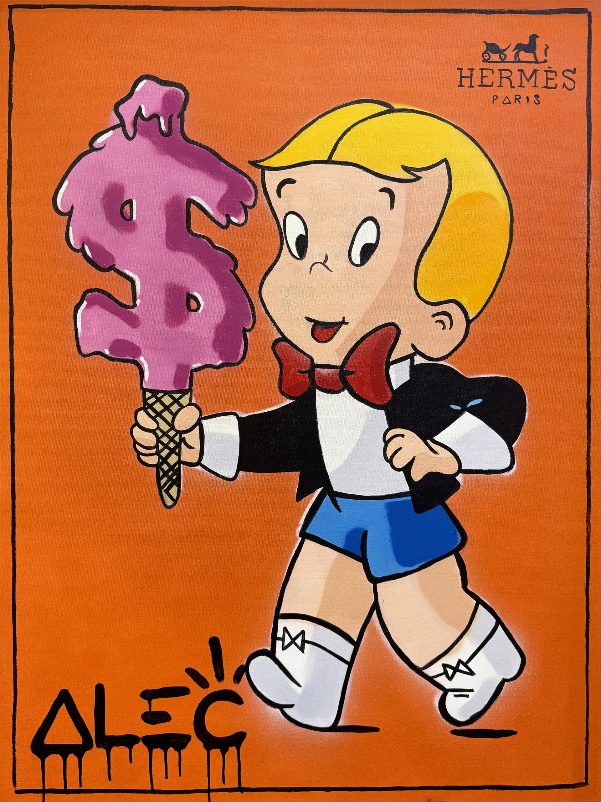 Hermes Edition: Ice Cream Richie $ by Alec Monopoly