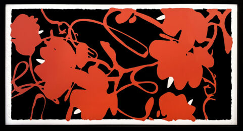 Lantern Flowers Red, Feb 17, 2012 by Donald Sultan at GallArt.com