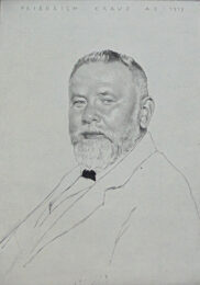 Portrait of Friedrich Kraus by Emil Orlik at Gilden's Art Gallery