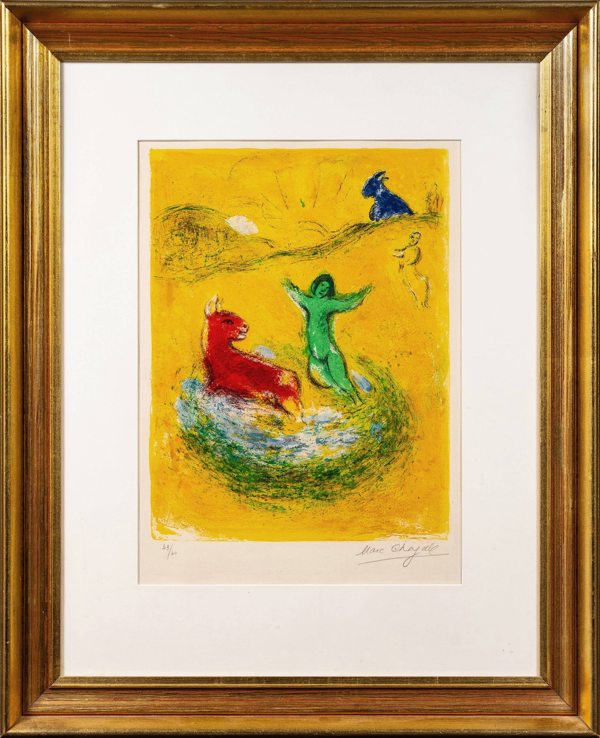 Le piège à loups (The Wolf Trap) by Marc Chagall