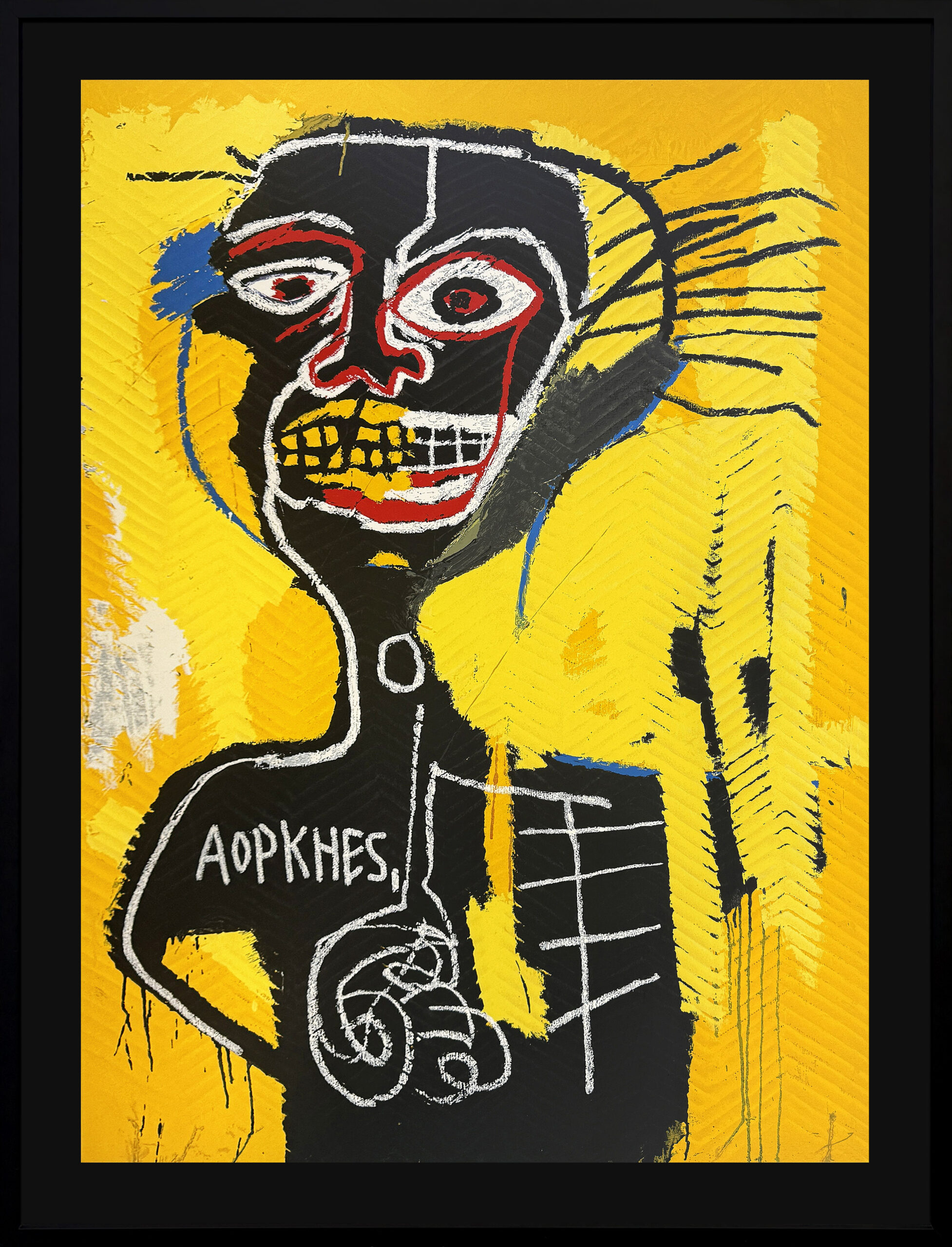Cabeza, from Portfolio II by Jean-Michel Basquiat