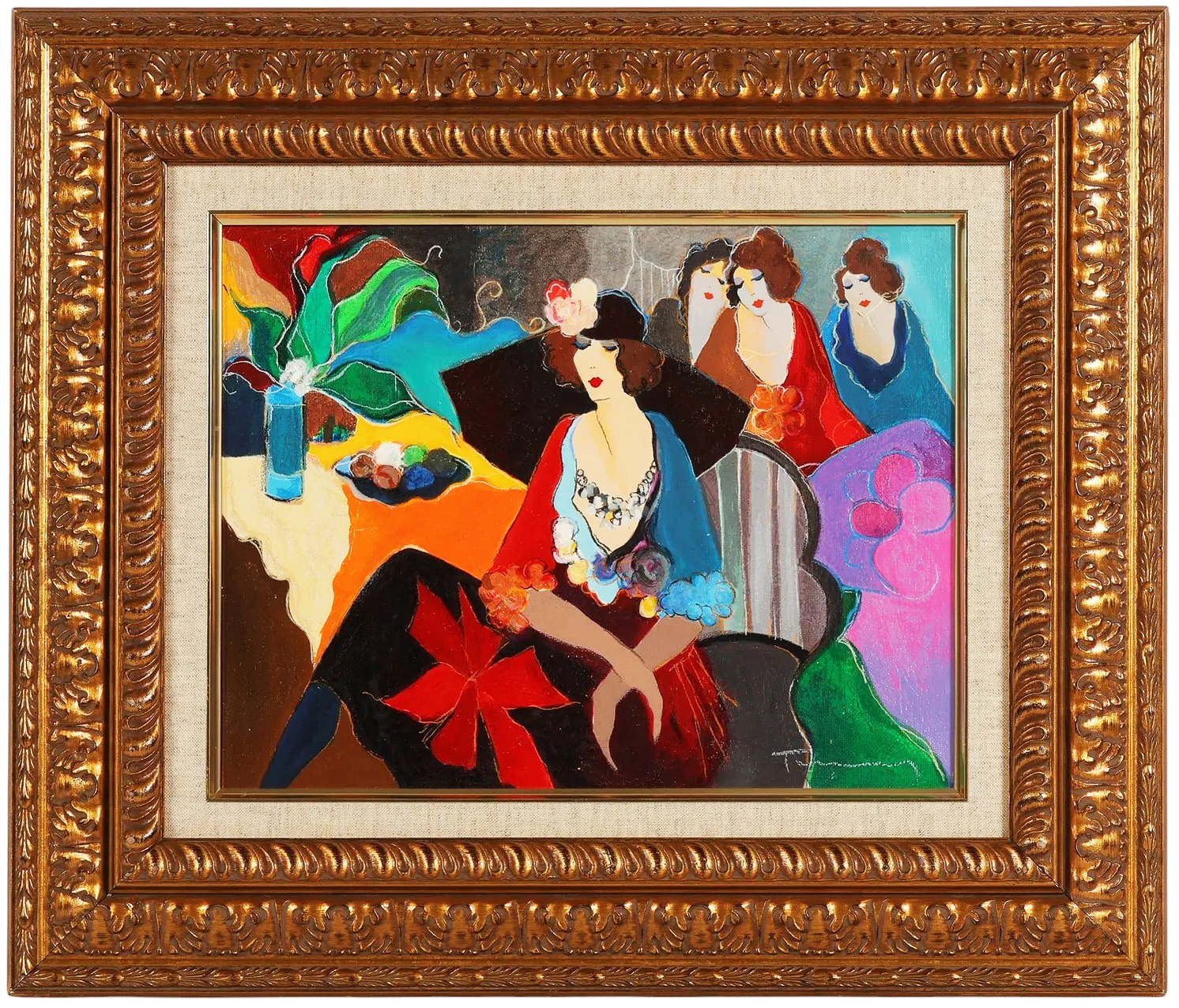Four After the Party by Itzchak Tarkay
