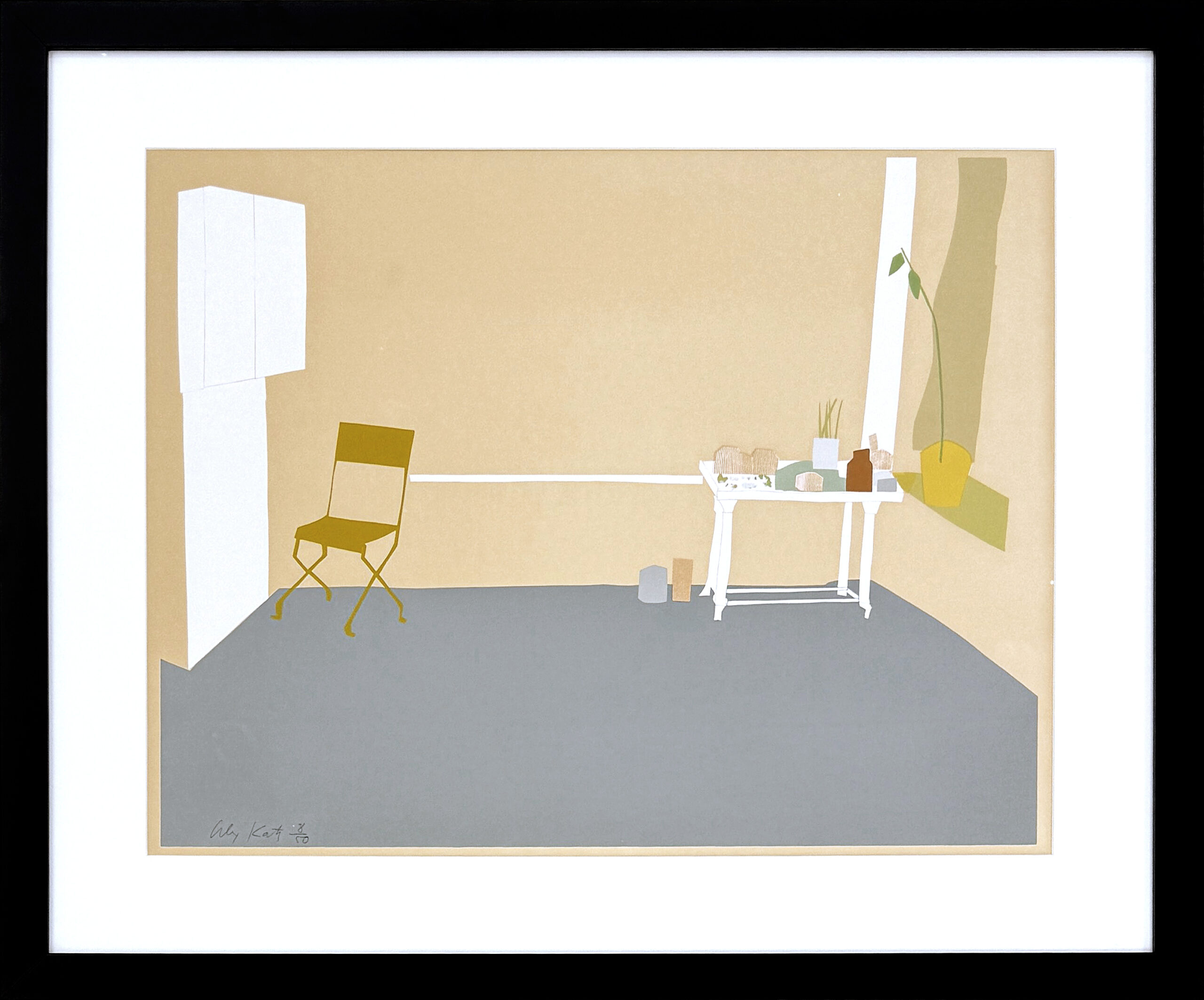 Gray Interior by Alex Katz