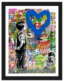 With All My Love by Mr Brainwash at Clifton Gallery