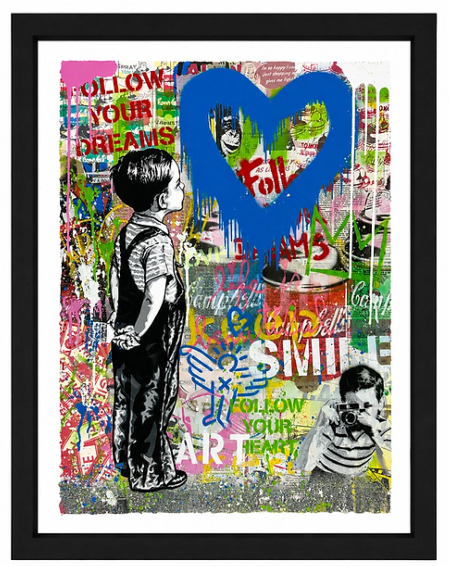 With All My Love by Mr Brainwash