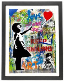 Balloon Girl by Mr. Brainwash at Clifton Gallery