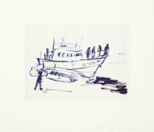 RNLI 12-001 (Boat) by Tracey Emin at Clifton Gallery