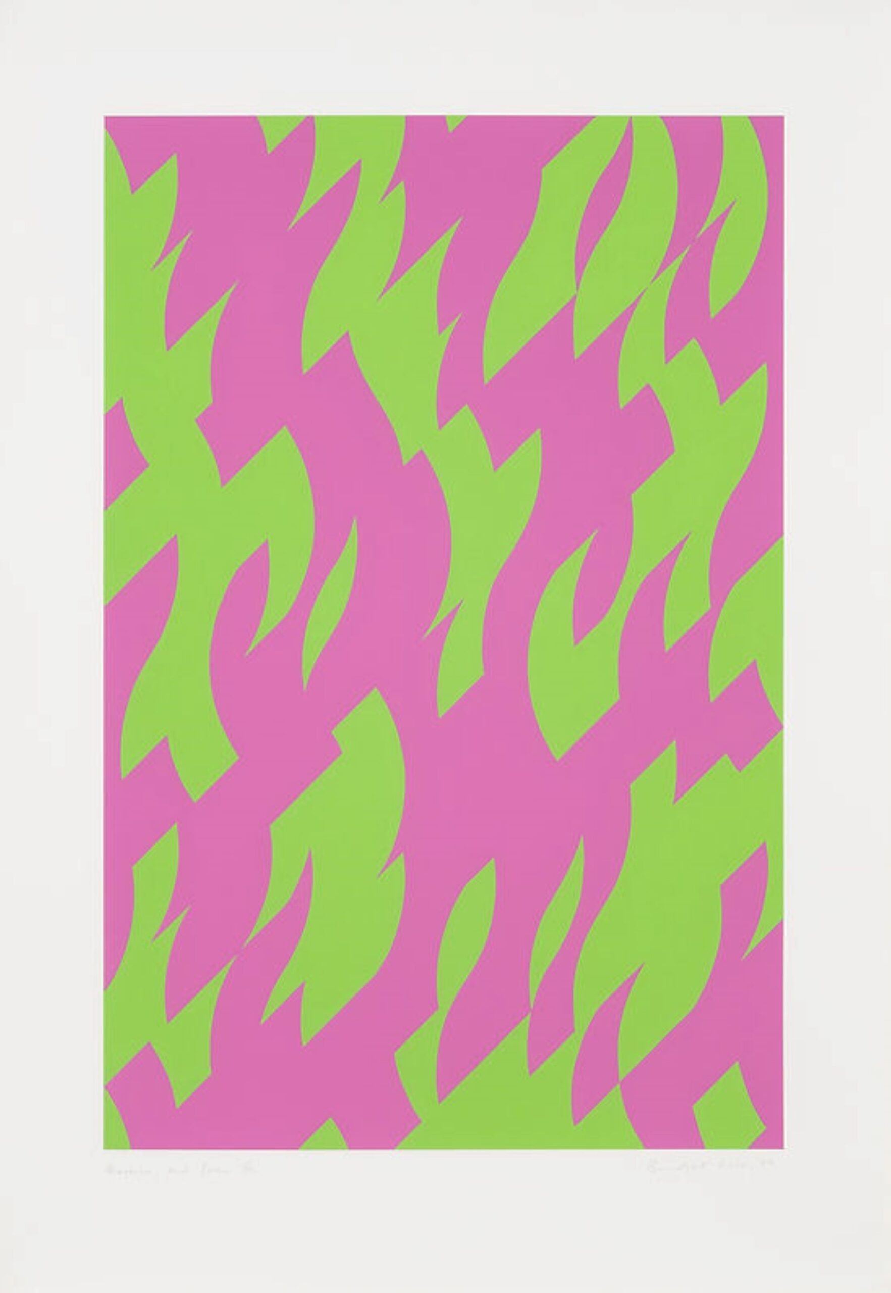 Magenta and Green by Bridget Riley