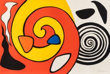 Spirale et Turban by Alexander Calder at Epicentrum Art Gallery