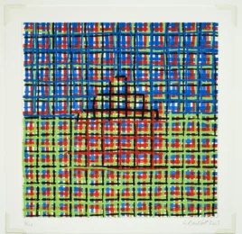 Plaid (House Portfolio) by Jennifer Bartlett at Douglas Flanders and Associates