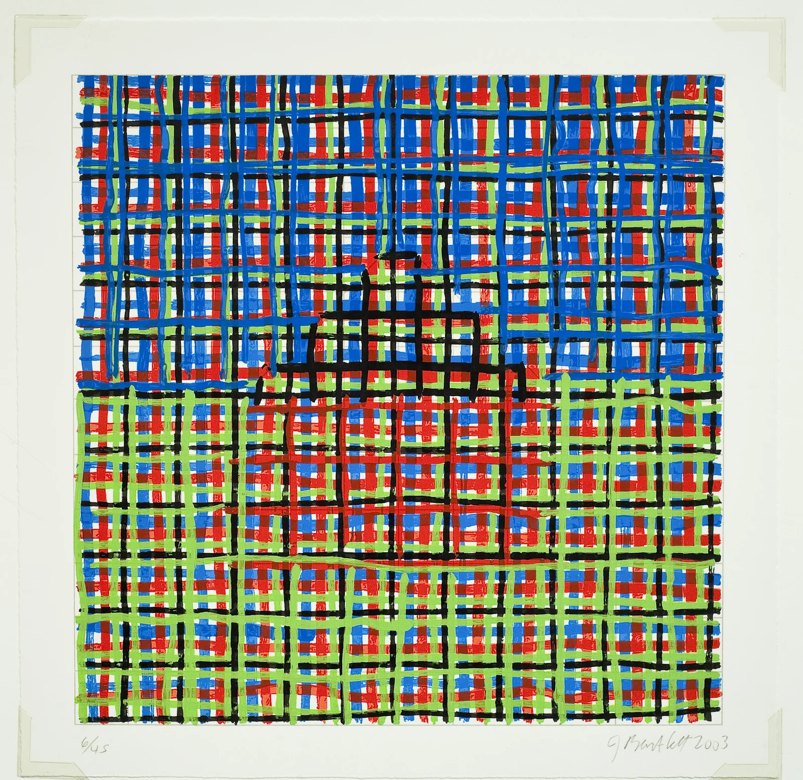 Plaid (House Portfolio) by Jennifer Bartlett