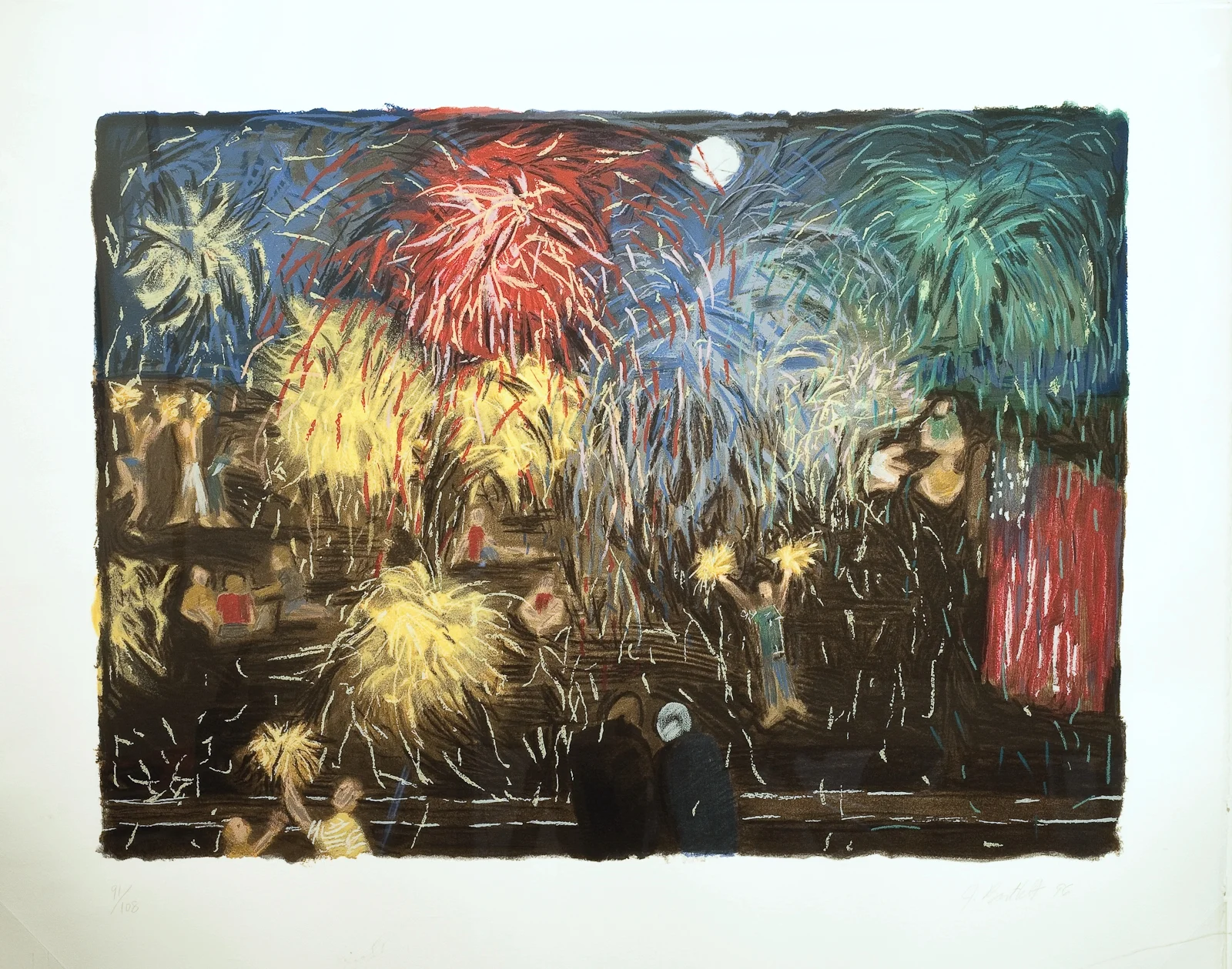 Earth Fireworks by Jennifer Bartlett