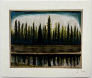 Trees North by Billy Childish at Dellasposa