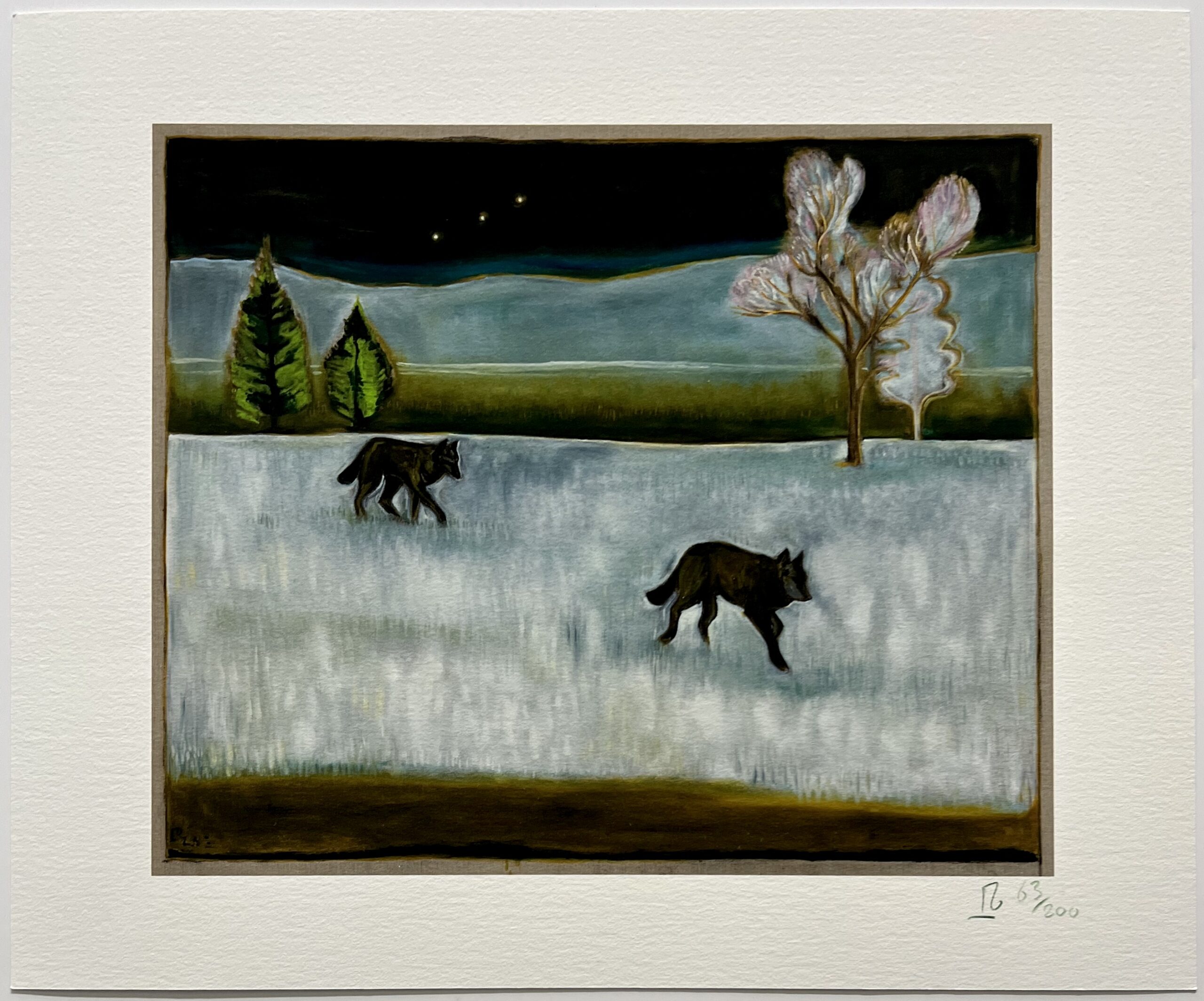 2 Wolfs by Billy Childish