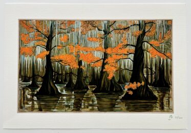 Cypress Swamp, Fall by Billy Childish at Dellasposa