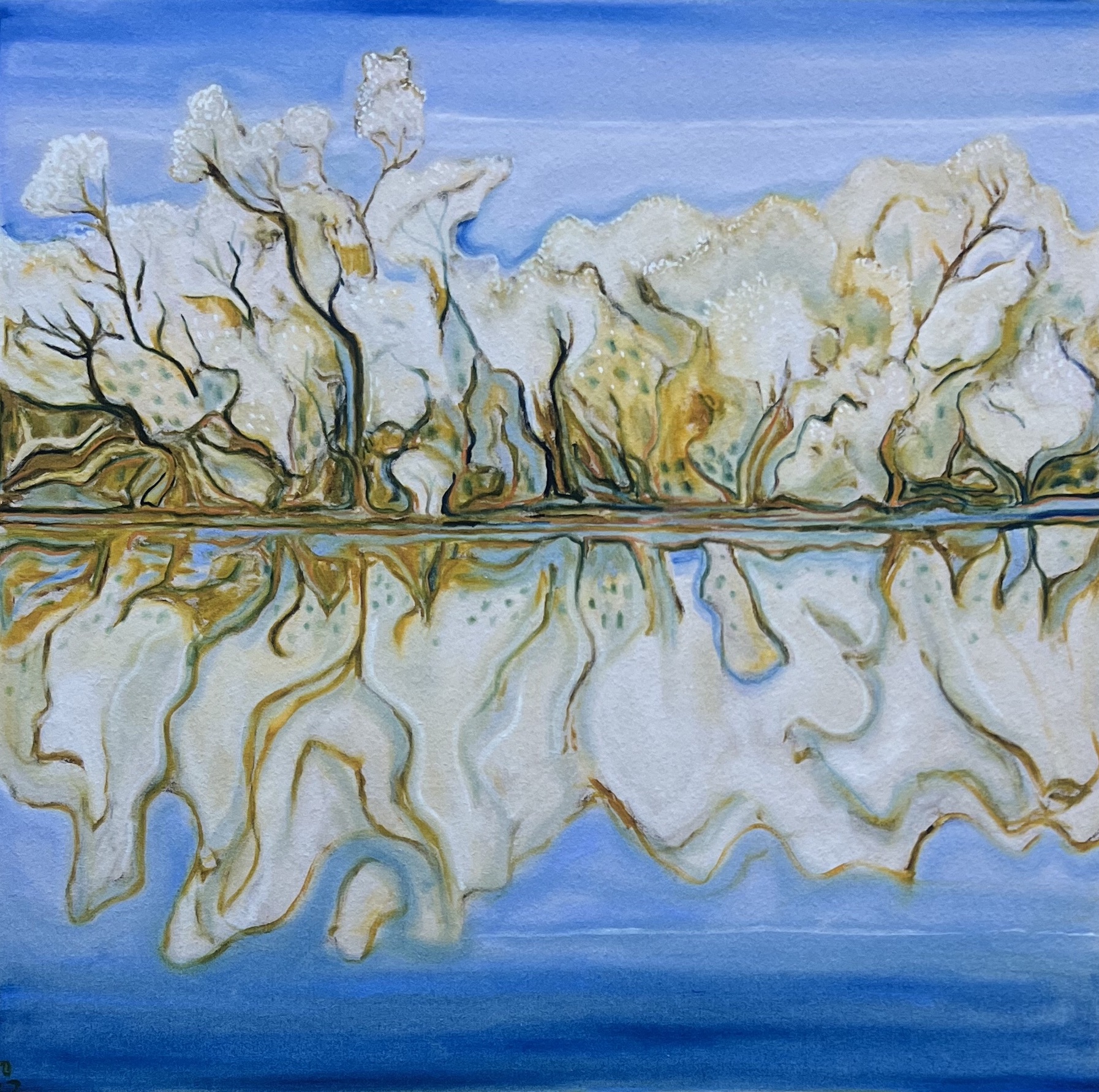 Hoar Frost in Morning Light by Billy Childish