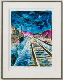 Train Tracks (blue) by Bob Dylan at Dellasposa