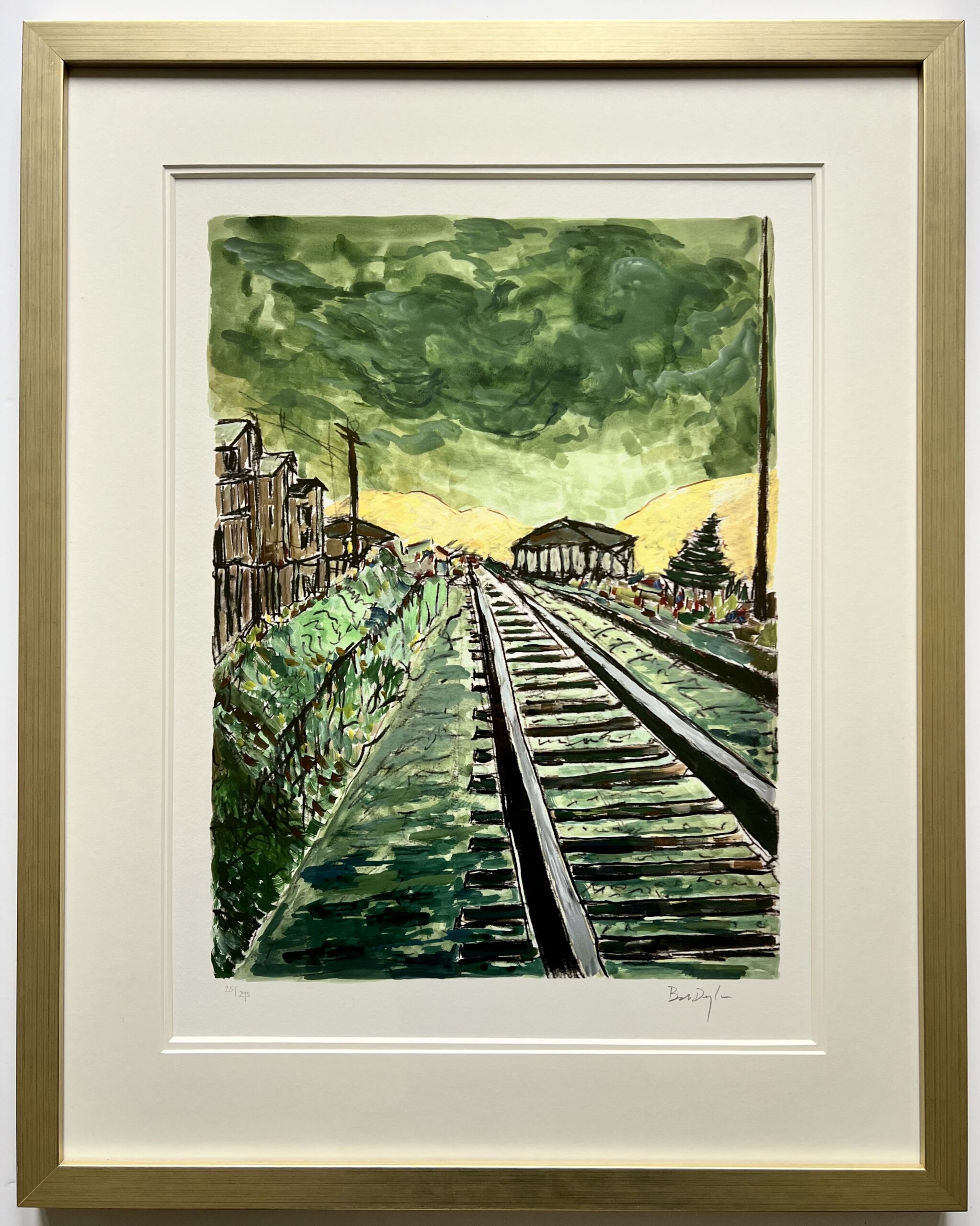 Train Tracks (green) by Bob Dylan