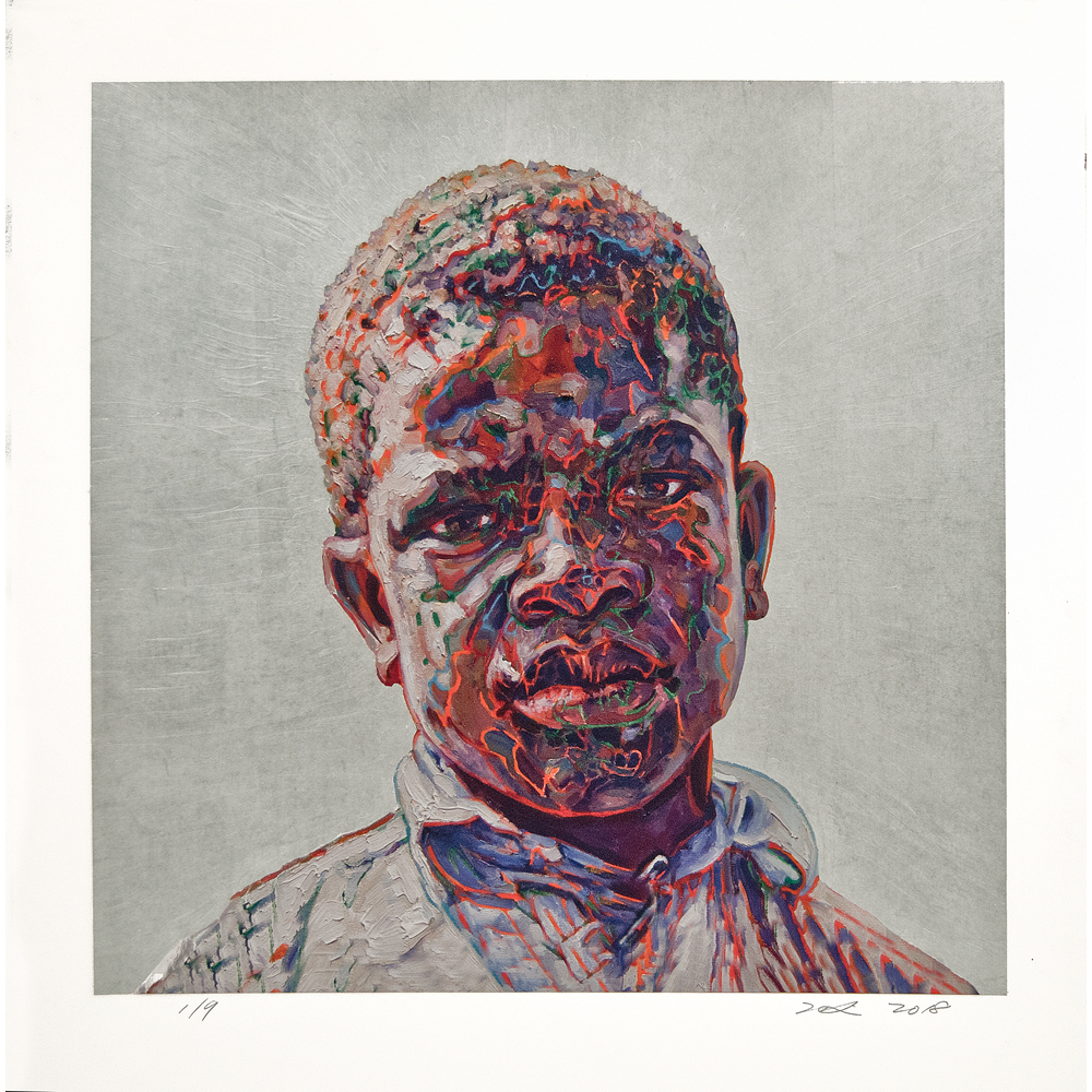 Clarence Weems (Silver) by Hung Liu