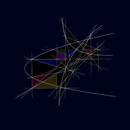 Newton. Scholium. Proposition 14. Theorem 11 by Clifford Singer at iMuseum Vegas