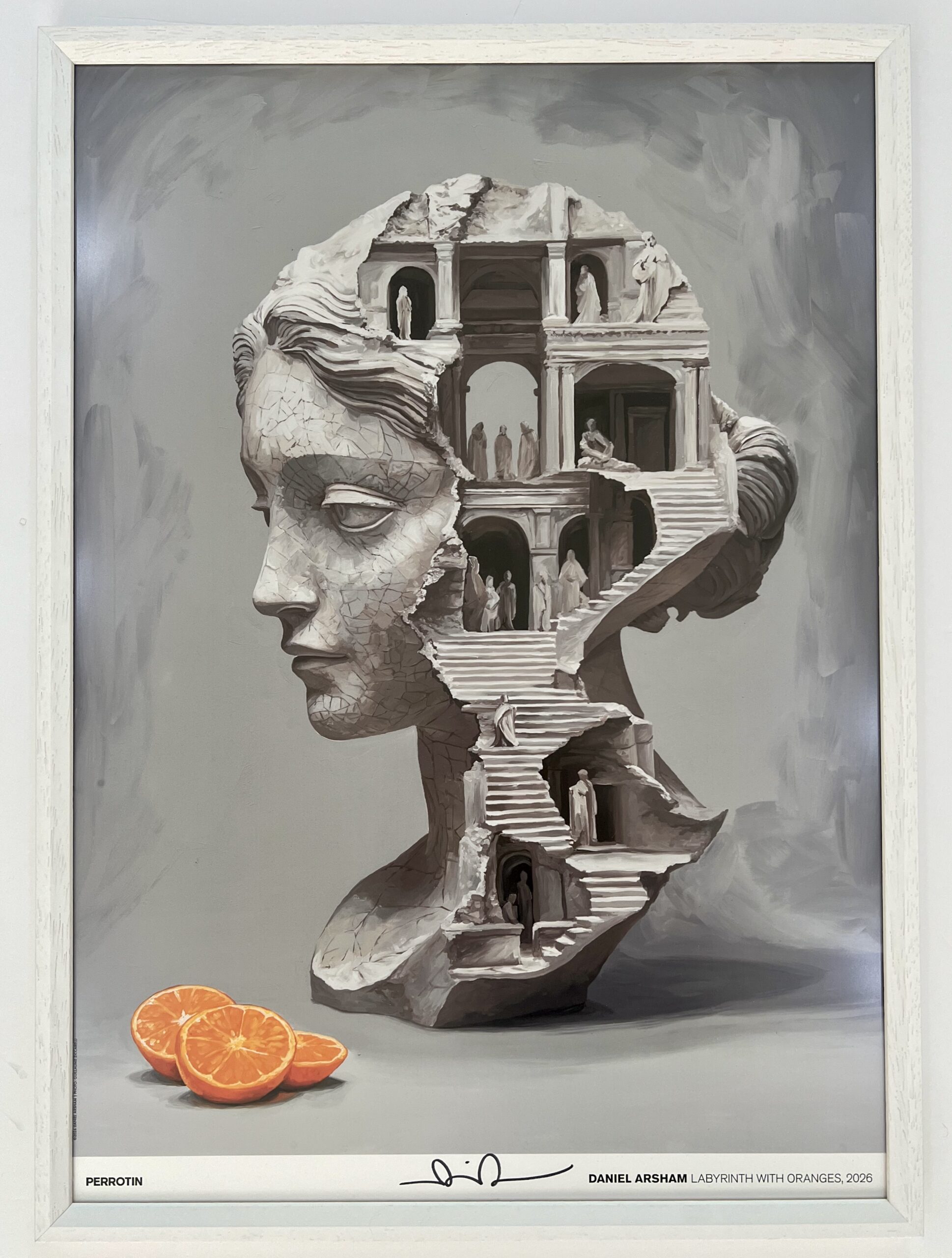 Labyrinth with Oranges by Daniel Arsham