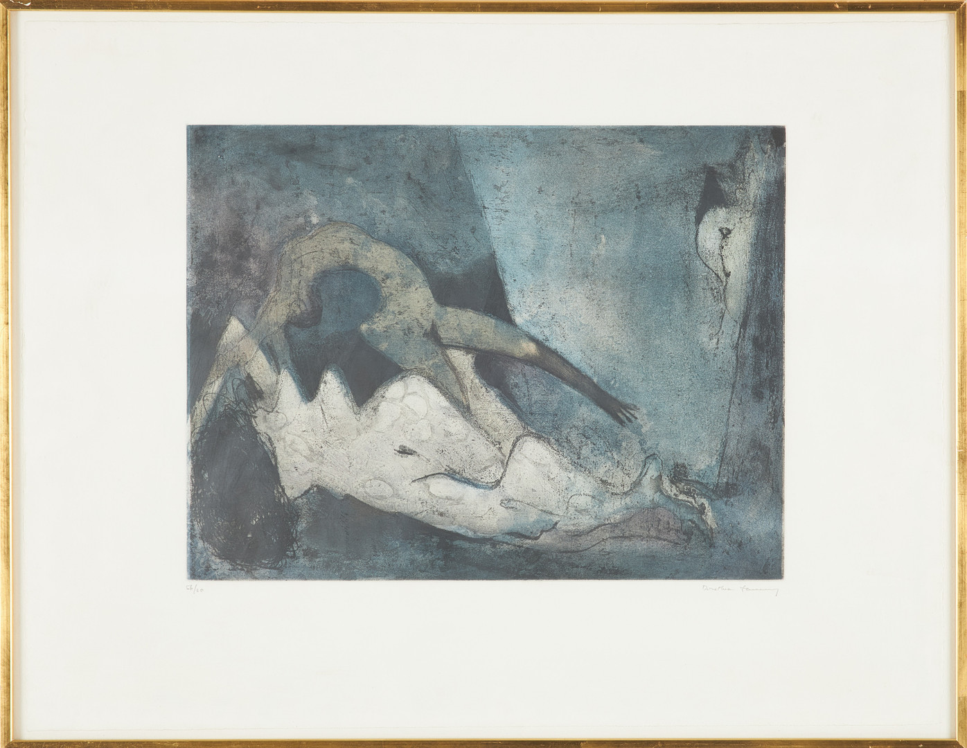 Nue Couchée (Reclining Nude) by Dorothea Tanning