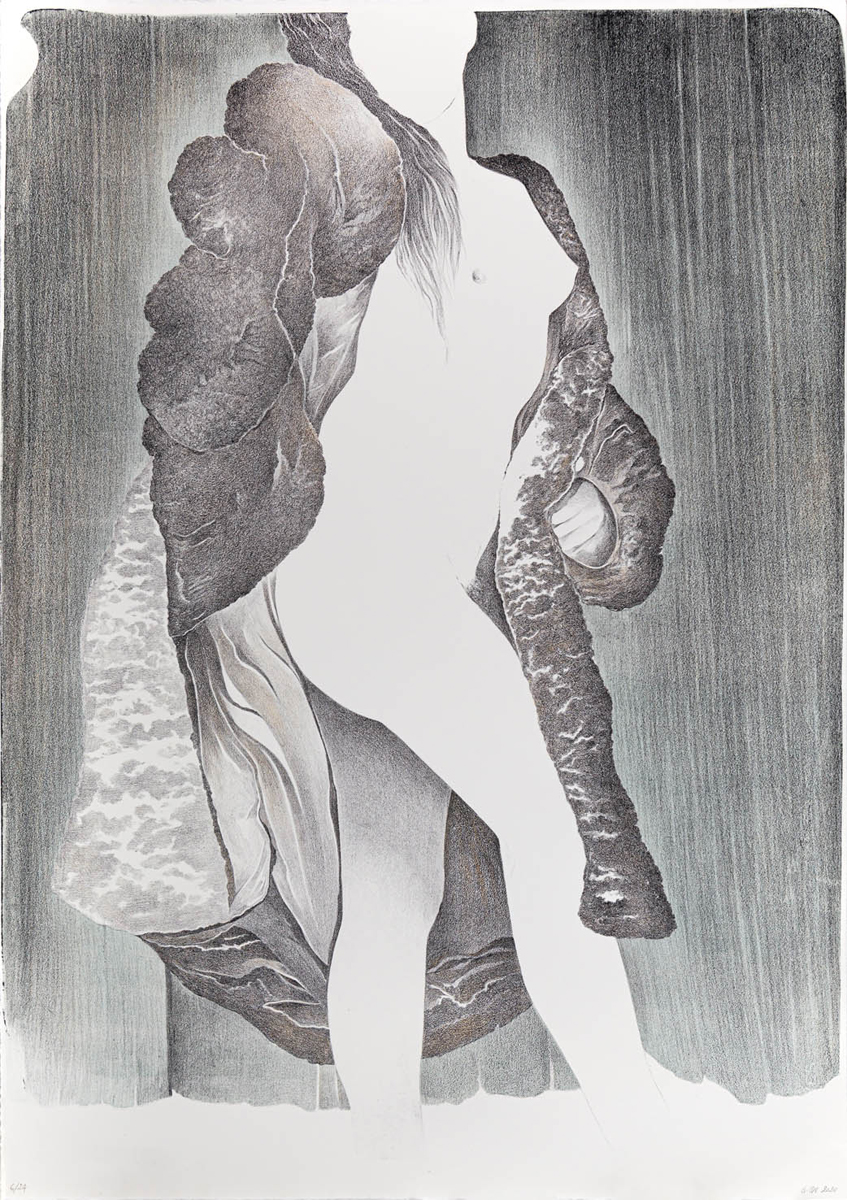 Femme à la fourrure by Mélanie Delattre-Vogt